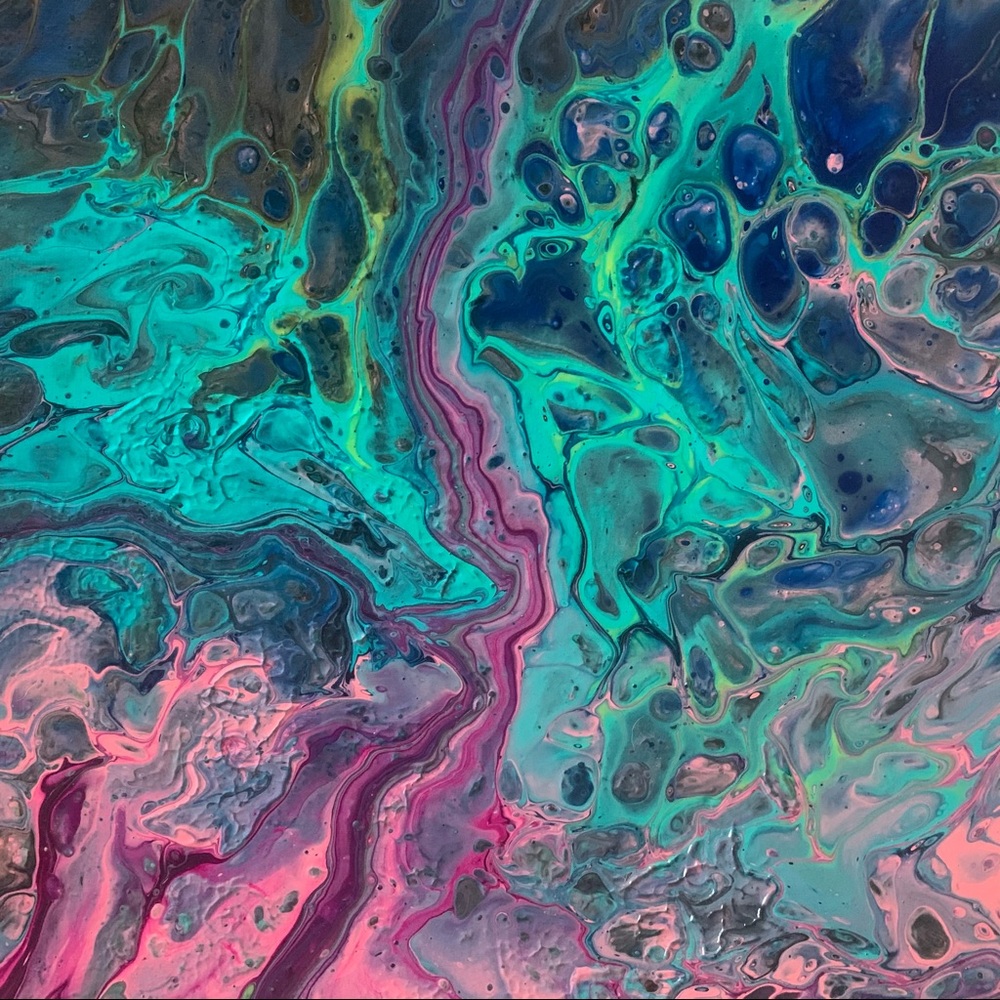 “Jini i” Original Signed Abstract Painting